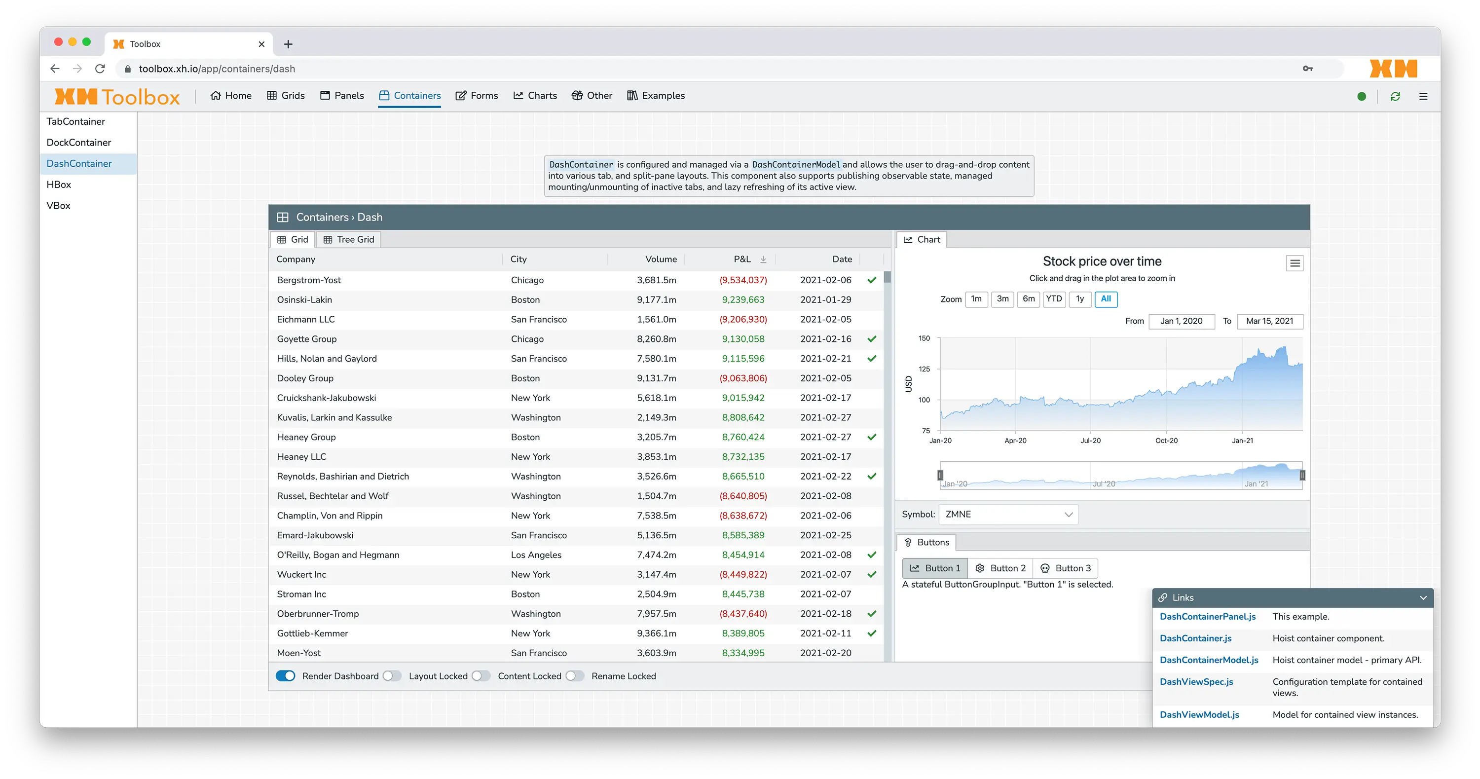 Key Hoist components have pages within Toolbox to highlight available options and integrations.